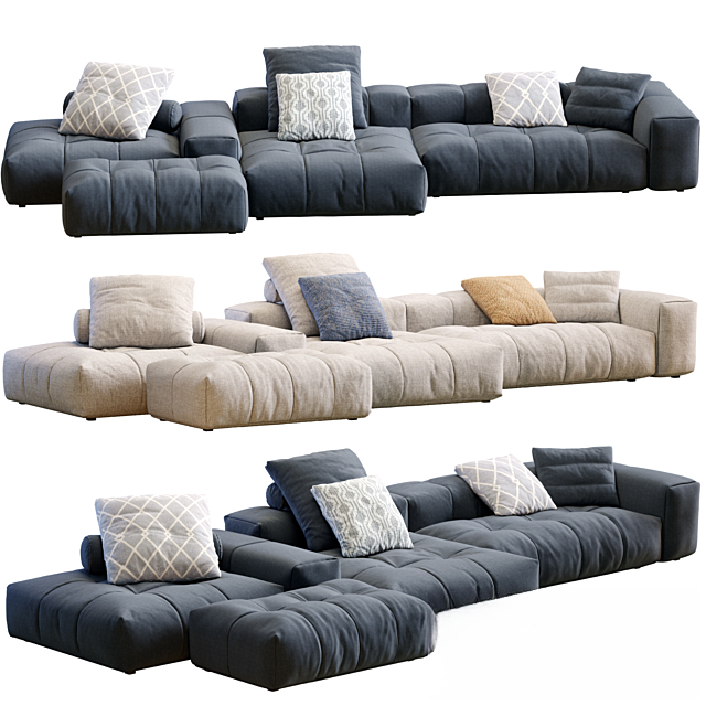 Modular Dark Gray Sofa sofa