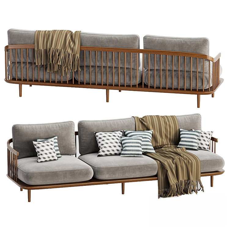 Wooden Frame Modern Sofa sofa