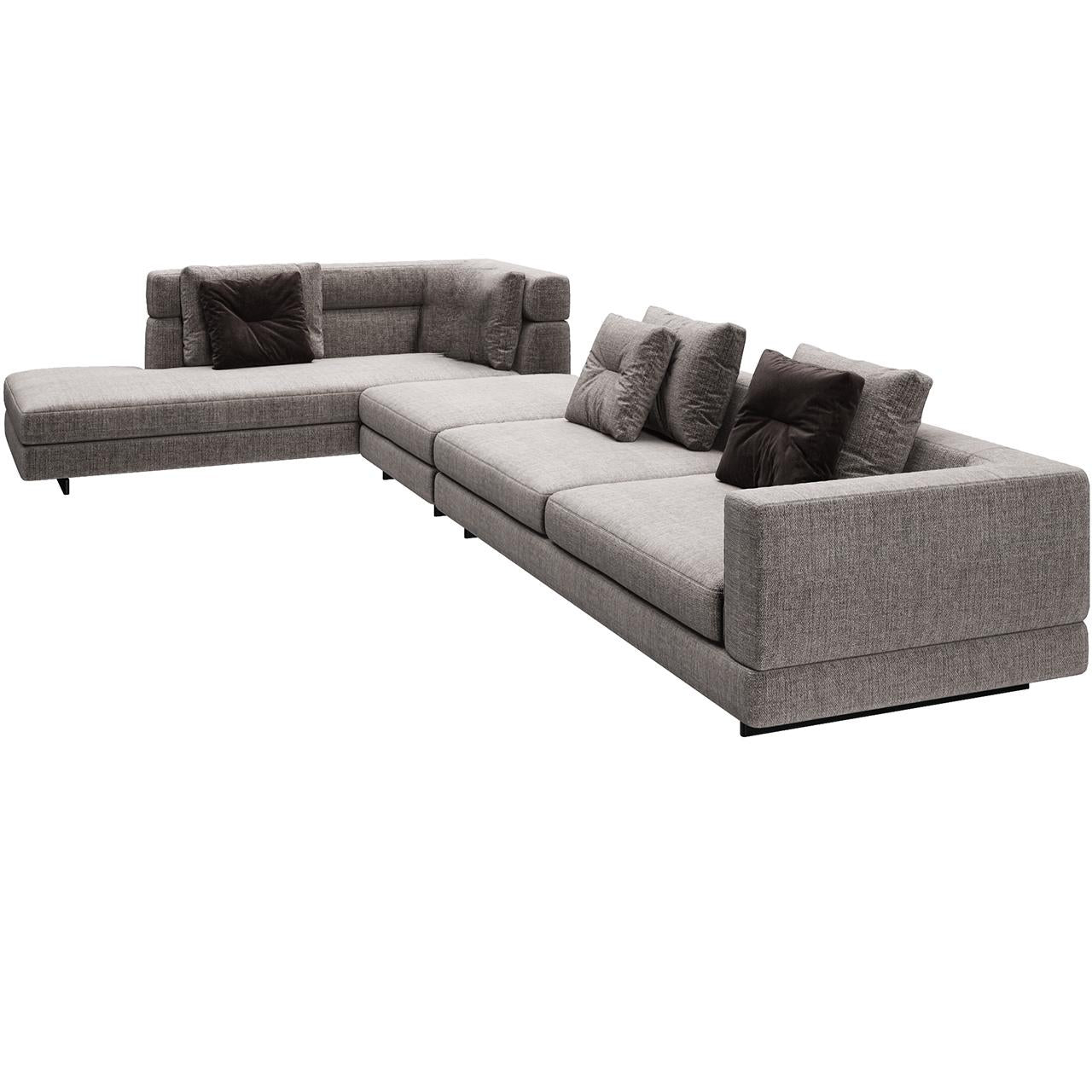 Grey L-shaped Sofa sofa