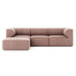 L-shaped fabric sofa sofa