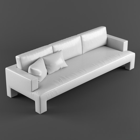 White Minimalist Sofa sofa