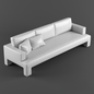 White Minimalist Sofa sofa