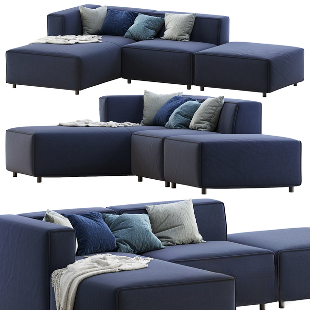 Blue Modular Sofa sofa