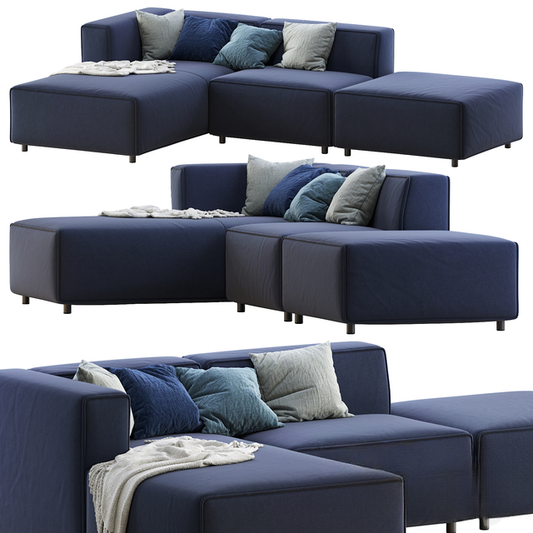 Blue Modular Sofa sofa