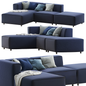 Blue Modular Sofa sofa