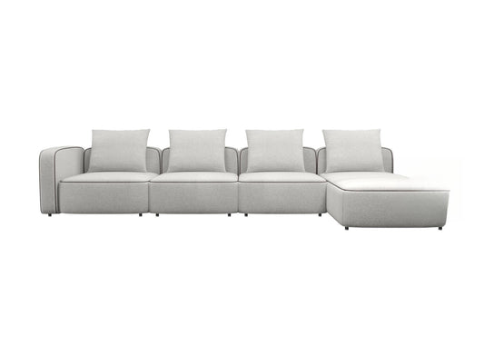 Light Gray L-shaped Sofa sofa