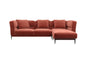Orange L-shaped Sofa sofa