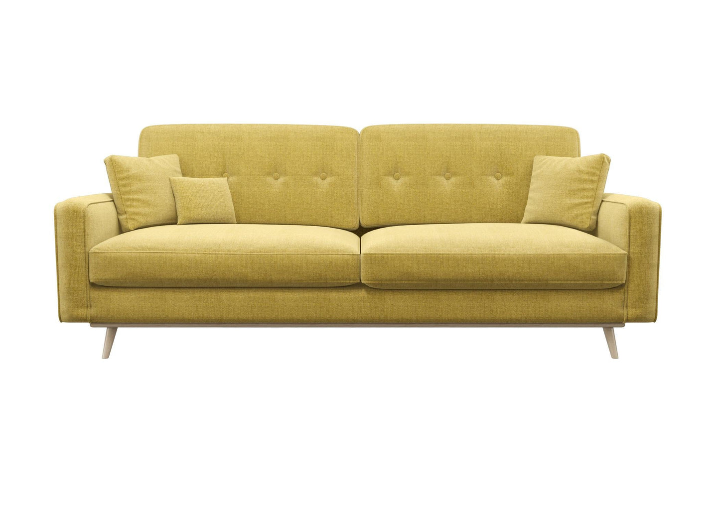 Yellow Tufted Sofa sofa