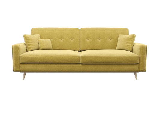 Yellow Tufted Sofa sofa