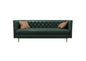 Green Button Tufted Sofa sofa