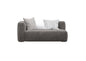 Grey Minimalist Loveseat sofa