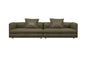 Olive Green Leather Sofa sofa
