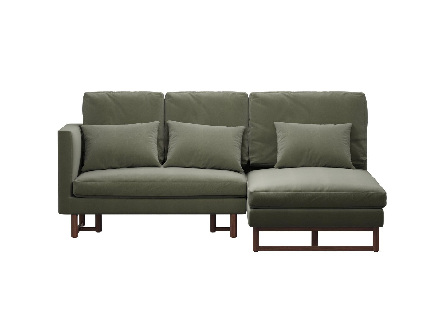 Olive Green L-shaped Sofa sofa