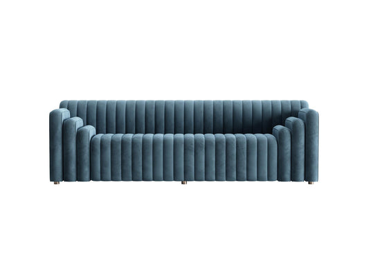 Blue Tufted Sofa sofa
