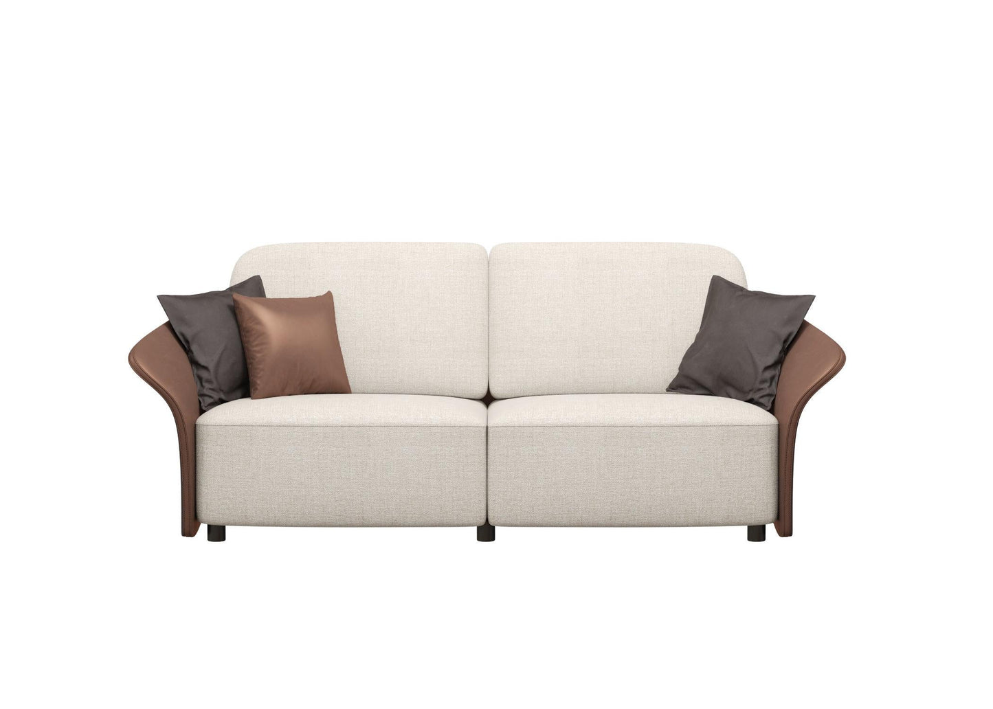 Beige Brown Modern Sofa sofa