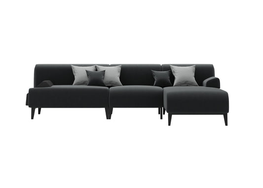 BlackModernSofa sofa