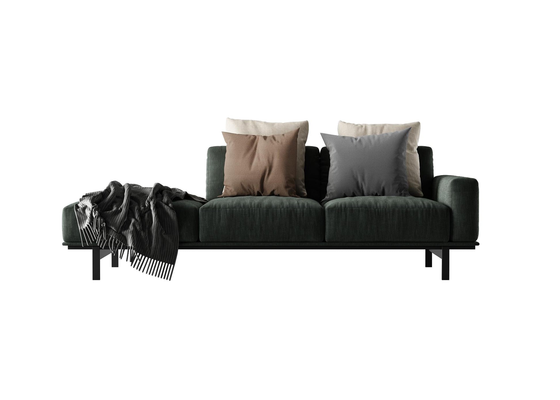 Dark Green Modern Sofa sofa