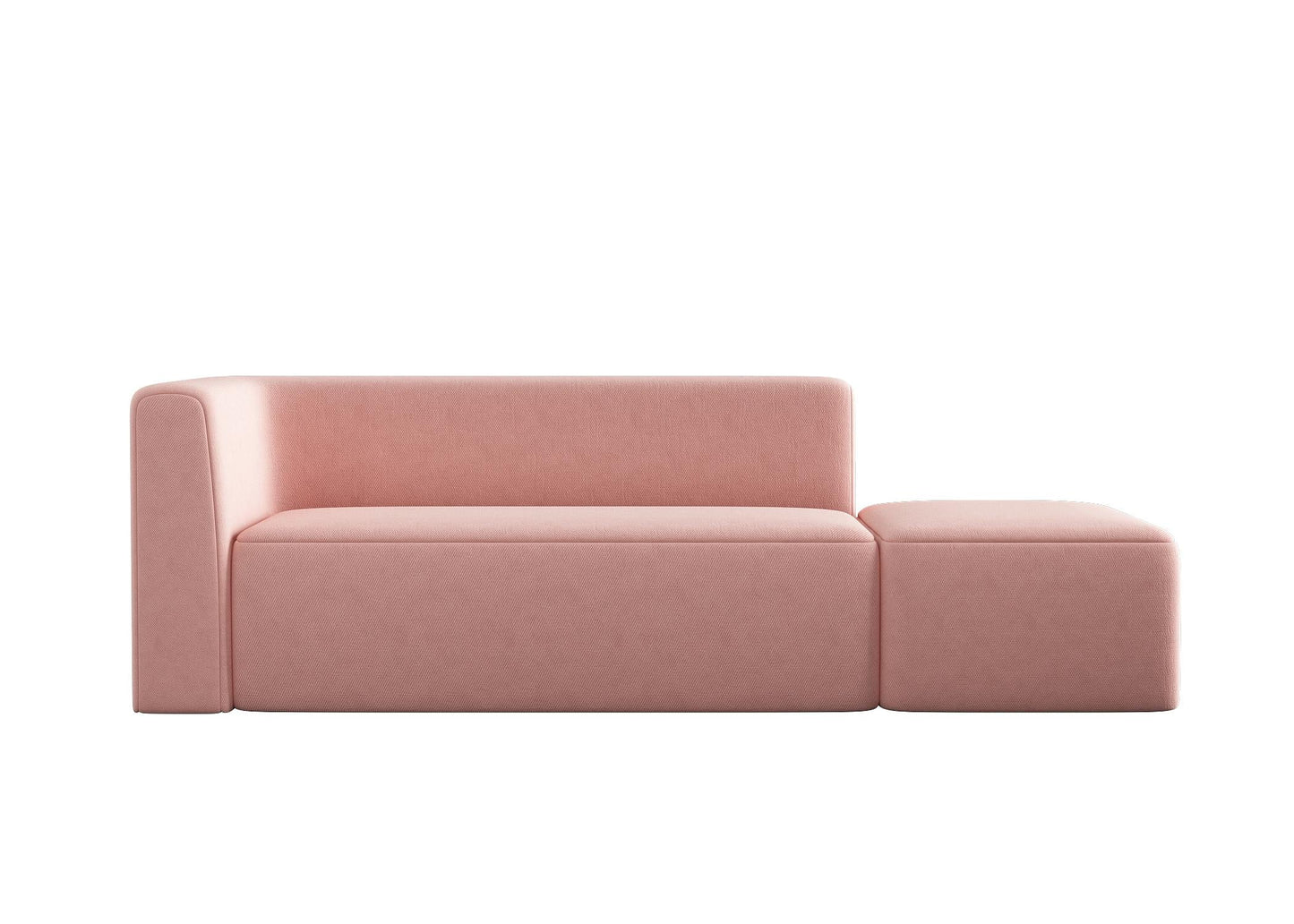 Pink L-shaped Sofa sofa