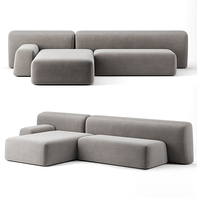 Grey Modular Sofa sofa