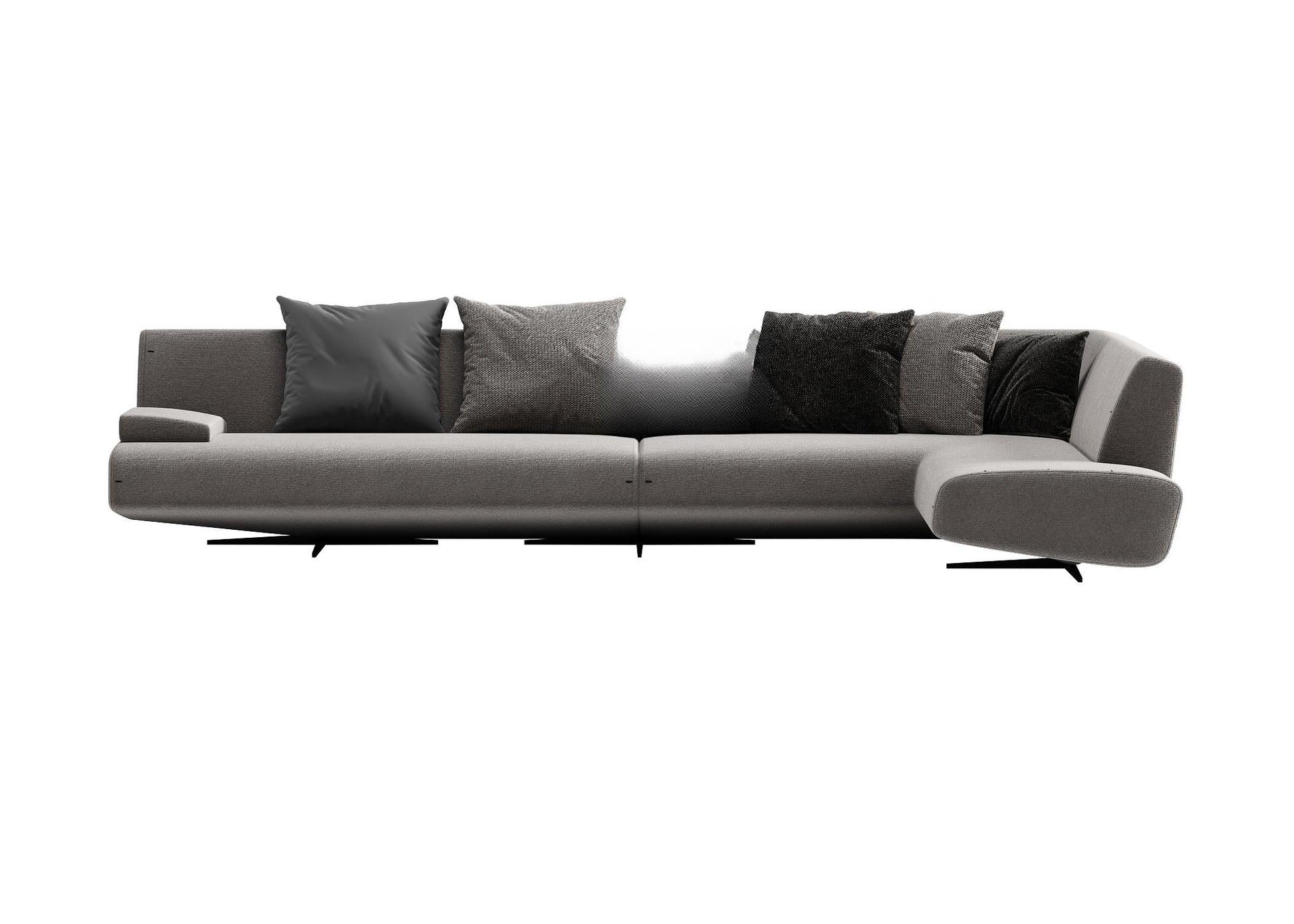 Grey L-shaped Sofa sofa