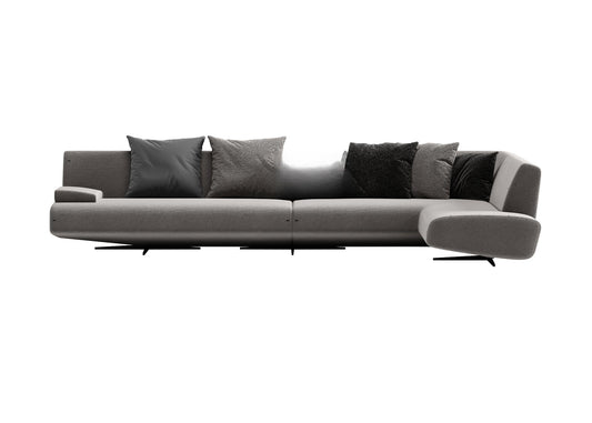 Grey L-shaped Sofa sofa