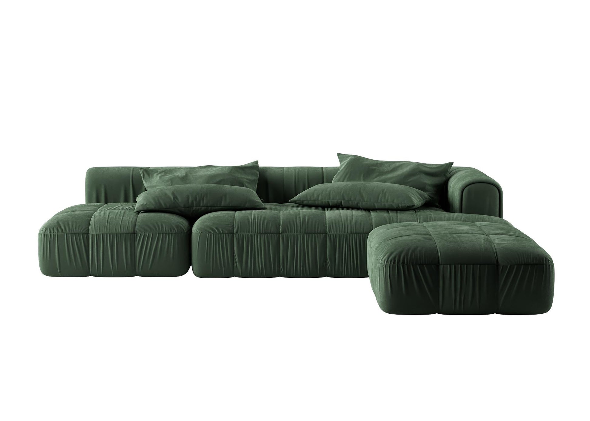 GreenL-shapedSofa sofa