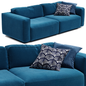BlueModernSofa sofa