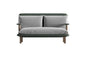 Grey Green Modern Loveseat sofa