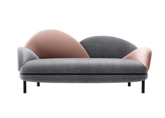 Geometric Grey Modern Sofa sofa
