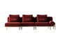 Red Modular Sofa sofa