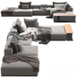 L-shaped Gray Sofa sofa