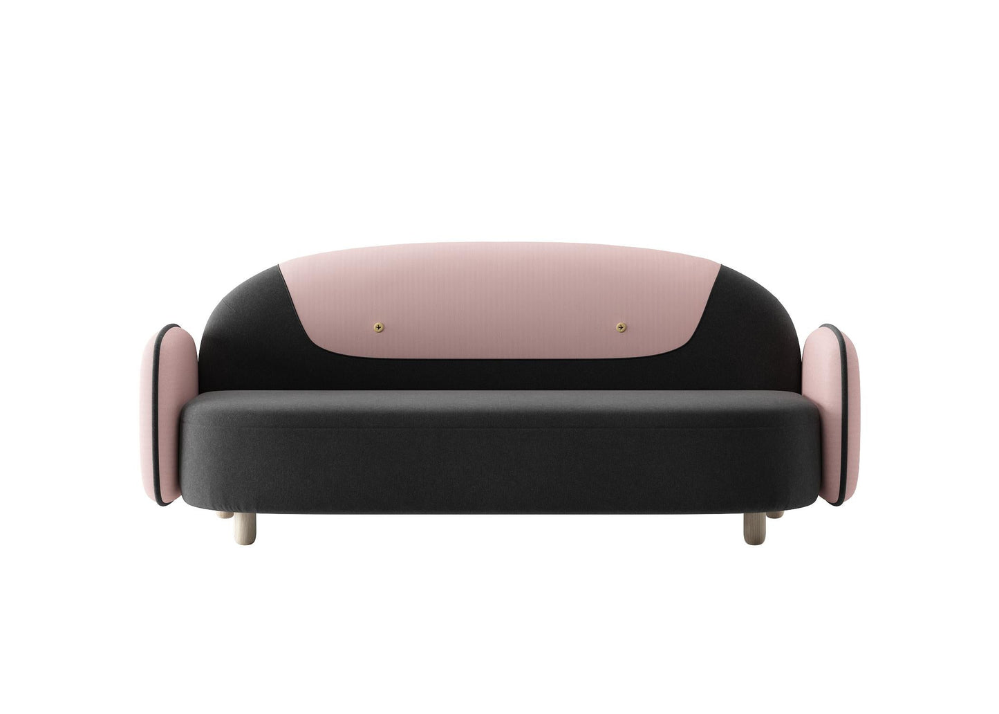 Pink Black Modern Sofa sofa