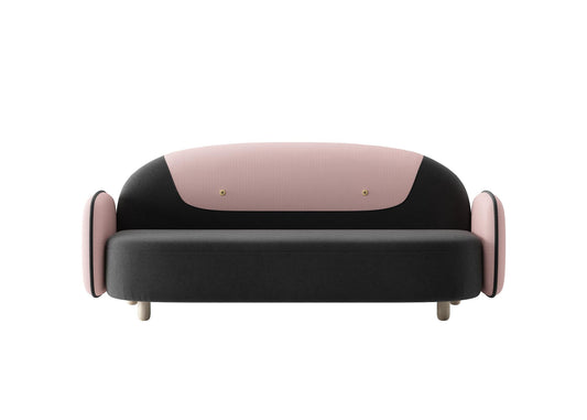 Pink Black Modern Sofa sofa