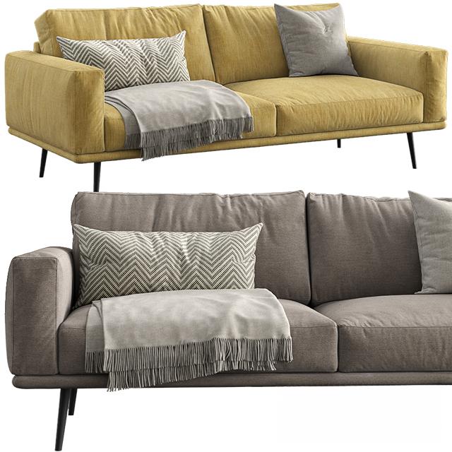 Yellow Gray Sofa sofa