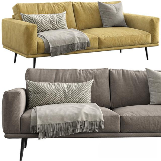 Yellow Gray Sofa sofa