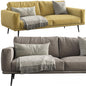 Yellow Gray Sofa sofa
