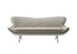 Curved Gray Sofa sofa
