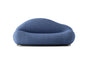 Blue Curved Sofa sofa