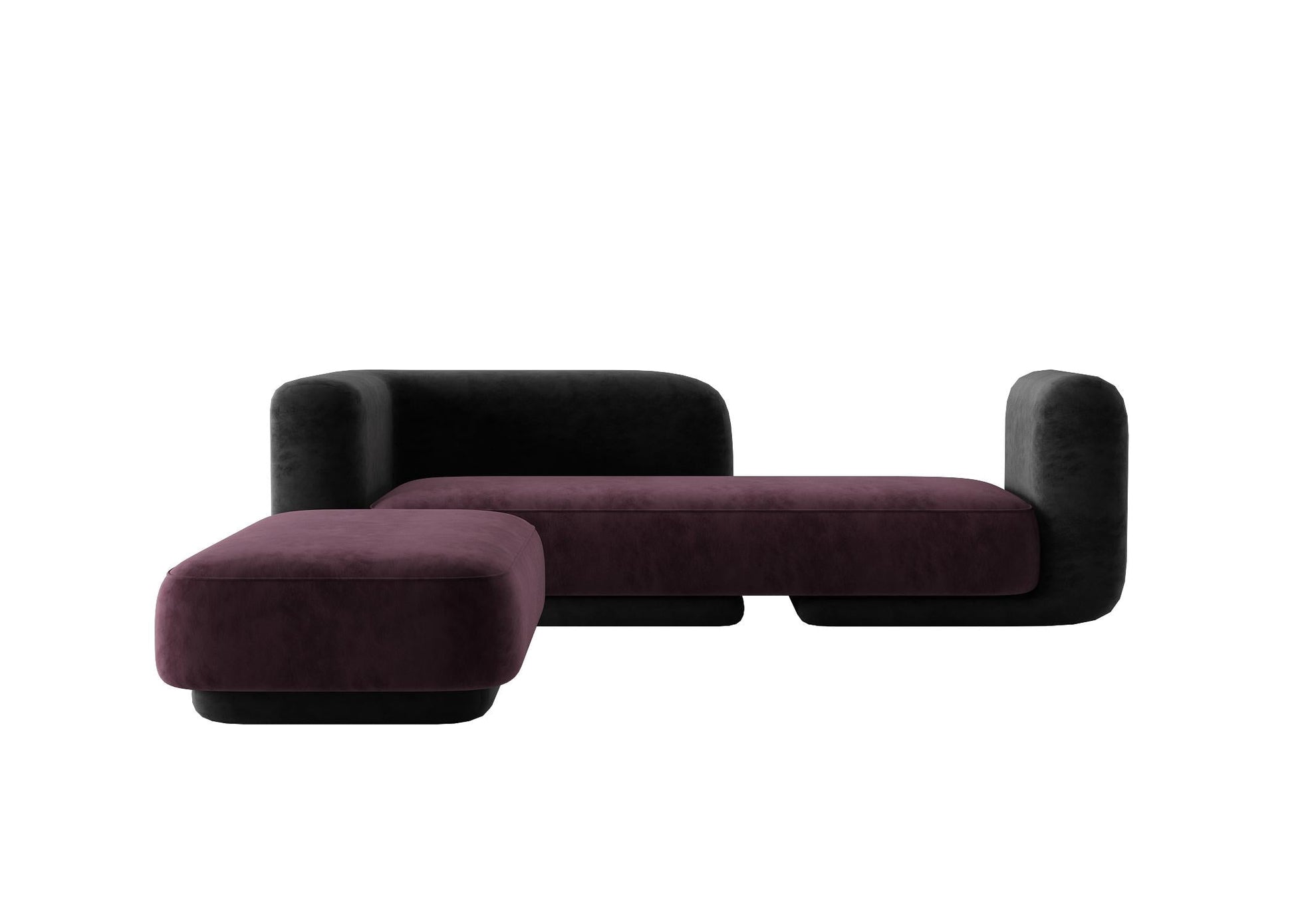 PurpleBlackModern Sofa sofa