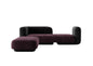 PurpleBlackModern Sofa sofa