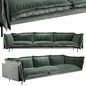Green Linen Sofa sofa