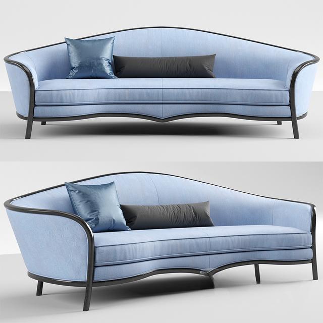 LightBlueCurvedSofa sofa