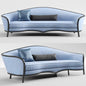 LightBlueCurvedSofa sofa