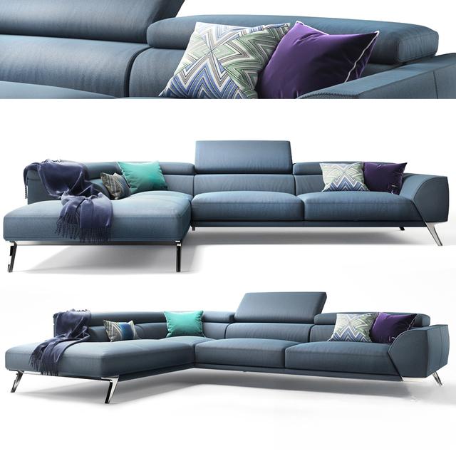 Blue Modern Sofa sofa