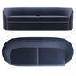 Curved Dark Blue Sofa sofa