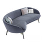 Curved Gray Sofa sofa