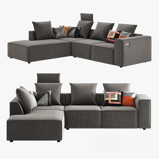 Grey Modular Sectional Sofa sofa