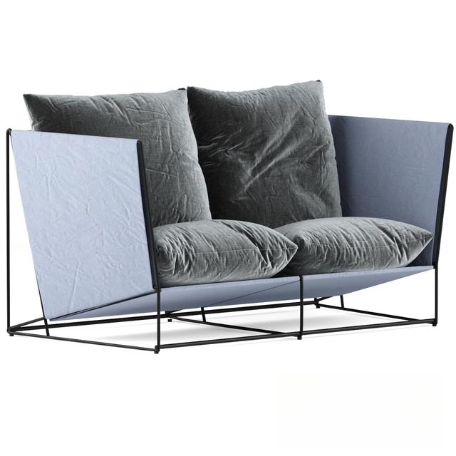 Grey Metal Sofa sofa