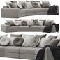 Grey Pillow Modern Sofa sofa