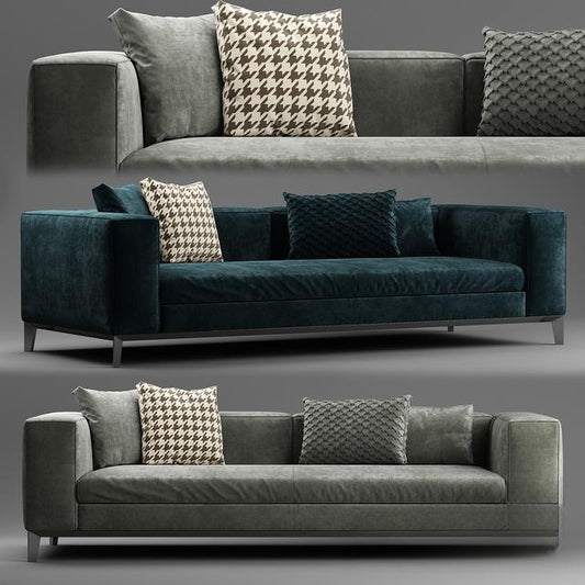 Houndstooth Pattern Modern Sofa sofa